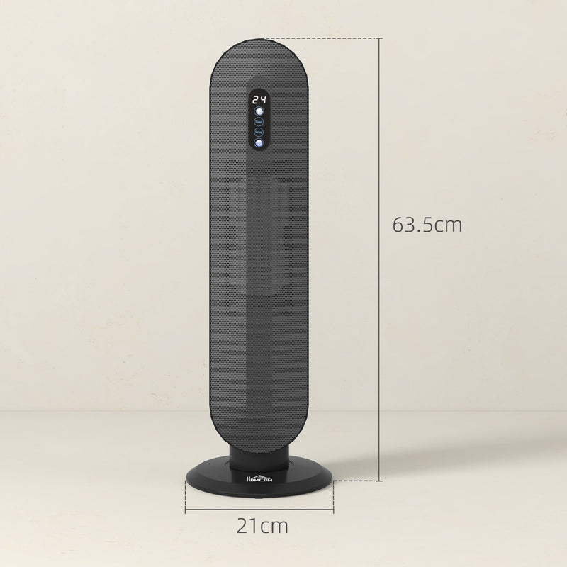 Electric Heater Black - detail