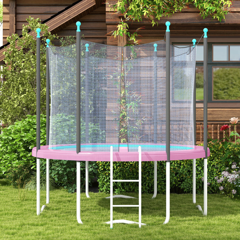 Pink 10FT Trampoline Spring Cover Waterproof UV Resistant Replacement Pad by SPORTNOW AOSOM