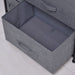 Dark Grey Chest of Drawers with 7 Fabric Drawers Large Storage and Metal Frame by HOMCOM