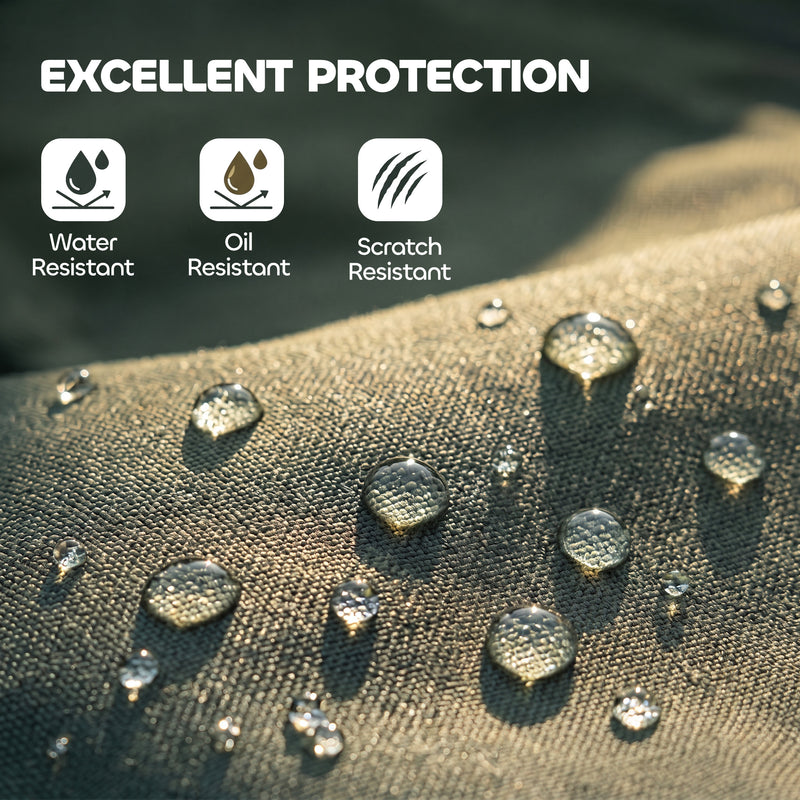 Waterproof Pet Bed Mat for Protecting Car Seats and Floors from Muddy Paws Army Green
