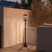 LED Solar Outdoor Lamp Post Garden Light 1.3M Waterproof IP44 Cool White by Outsunny