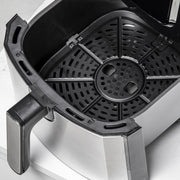 6.5L Black and Grey Air Fryer With Single Basket and Adjustable Temperature Control