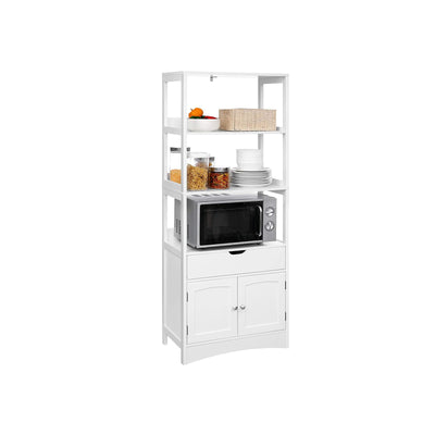 3 Tier Storage Cabinet with Open Shelves for Living Room or Office by Vasagle