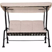 3 Seater Garden Swing Chair Hammock With Canopy, Bed Outsunny