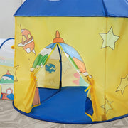 3 in 1 Kids Play Tent with Tunnel and Ball Pit for Indoor and Outdoor Fun by Songmics
