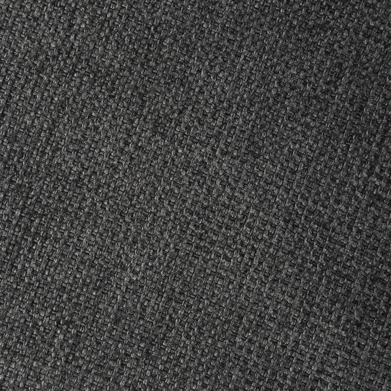 Texture swatch of the dark grey linen-look sofa upholstery