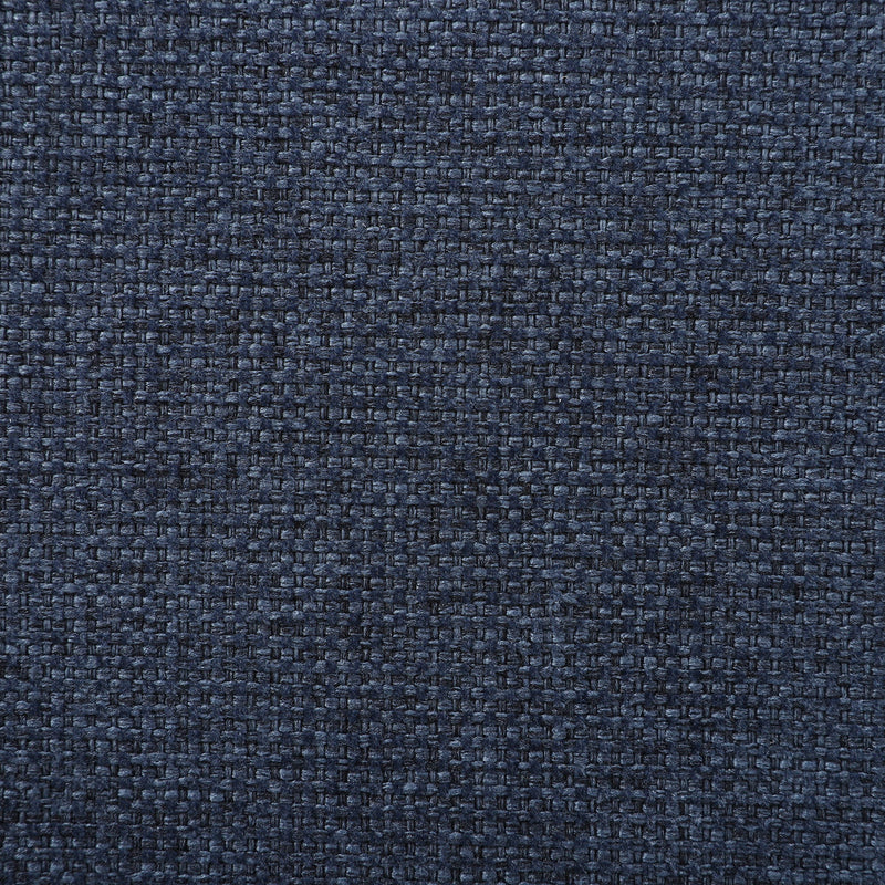 Texture swatch of the dark blue linen-look sofa upholstery