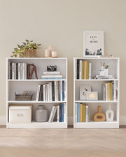 Bookcase used as a room divider