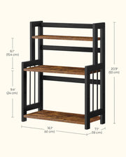 Storage rack assembly parts laid out with instructions