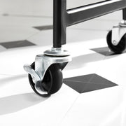 Rolling cart shown from a side angle