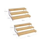 Dimensions diagram of both racks, 32 x 24 x 9.5 cm and 32 x 24.5 x 11.2 cm