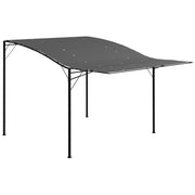 Image of a Charcoal Grey Retractable Sun Shade For Patios and Gardens.
