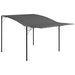 Image of a Charcoal Grey Retractable Sun Shade For Patios and Gardens.