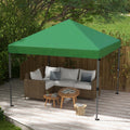 3x3m Pop Up Gazebo With Removable Side Panels for Garden Shelter Grey AOSOM