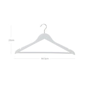 Dimensions diagram: each hanger is 44.5 cm wide and 23 cm tall