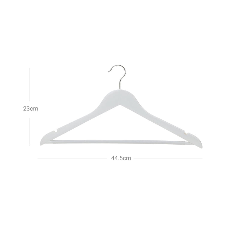 Dimensions diagram: each hanger is 44.5 cm wide and 23 cm tall