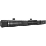 Outsunny 3000W wall-mounted infrared patio heater in black, angled studio view