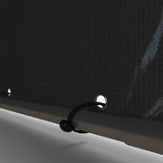 Dark Grey 1.6 x 2.2m Garden Storage Shed Tent With Shelves For Outdoor Equipment