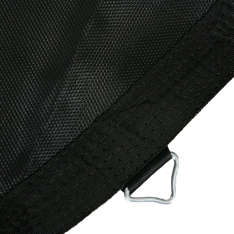 10ft Trampoline Replacement Mat With Spring Tool and 54 V Hooks For Outdoor Use Black AOSOM