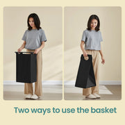 Laundry Sorter with 4 Removable Pull Out Bags for Clothes and Towels by Vasagle