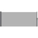 Light Grey 400 x 160cm Retractable Side Awning Privacy Screen for Garden or Patio by Outsunny