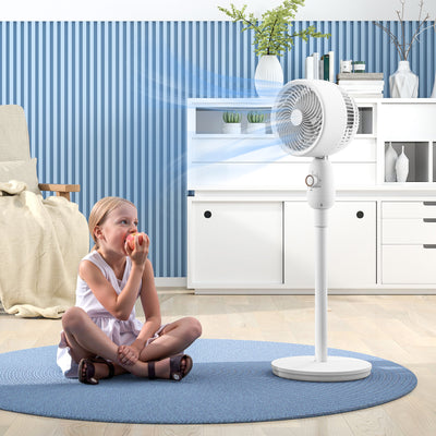 12 Inch Powerful Pedestal Fan With 3 Speeds and Oscillating Function for Home and Office by HOMCOM