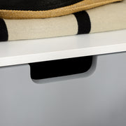 Set of 2 Wooden Bedside Tables With Drawer for Bedroom Storage Scandinavian Style White