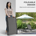 Set of 2 Grey Rattan Sun Loungers With Adjustable Backrest for Garden and Poolside by Outsunny