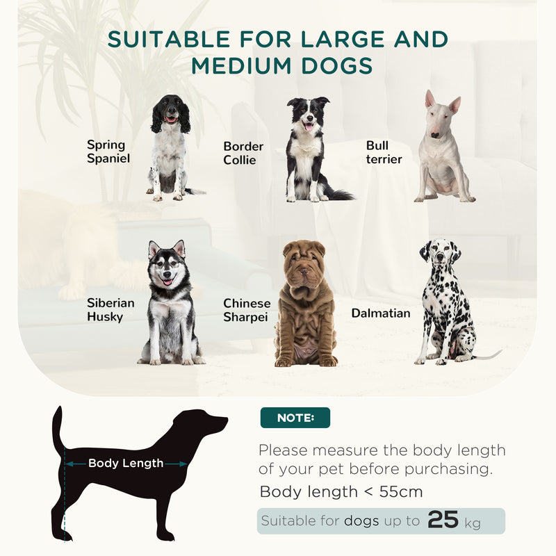 Dog Sofa with Raised Wooden Legs and Water Resistant Cover for Medium and Large Dogs Green