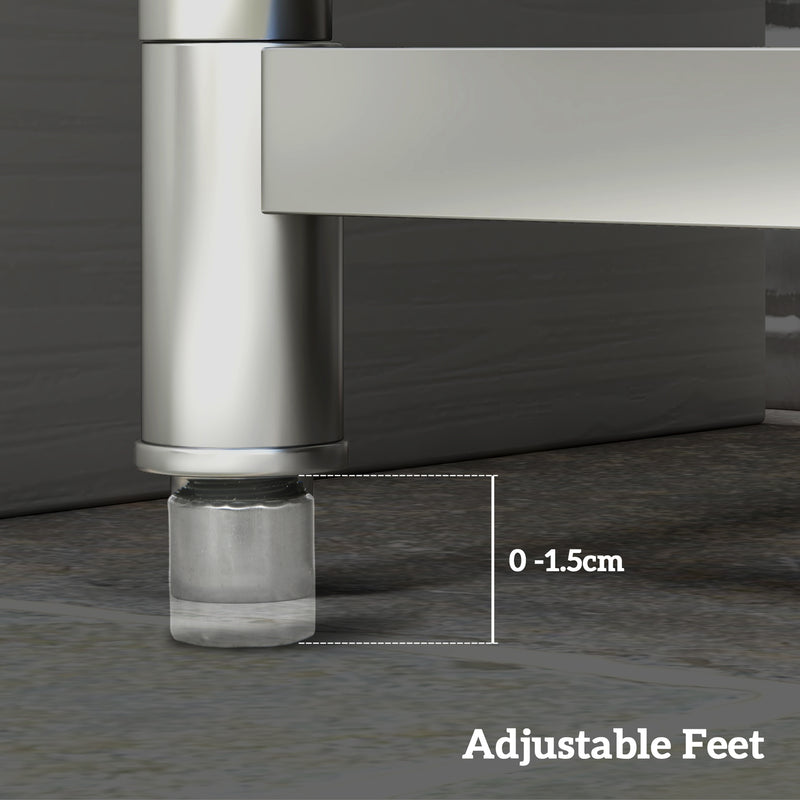 Outdoor Stainless Steel Freestanding Kitchen Sink with Storage and Mixer Tap by HOMCOM AOSOM