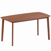 Rectangular Pine Wood Dining Table For Kitchen Or Dining Room Light Brown