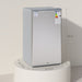 91L Freestanding Under Counter Fridge with Lock Grey by HOMCOM