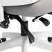 Grey Ergonomic Mesh Office Chair with Adjustable Lumbar Support and Footrest by HOMCOM