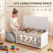 Storage bench 127L - White