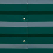 Green Metal Raised Garden Bed Planter Box for Flowers and Herbs Outdoor Use 241cm