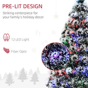 Pre-lit design panel showing 12 LED lights and fibre optic with a branch close-up