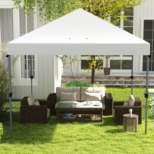 3m x 3m Easy Up Pop Up Gazebo, White