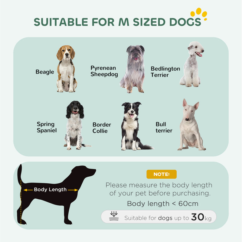 Foldable Dog Crate with 2 Doors Tray and Soft Cushion for Medium Large Dogs Black by PawHut