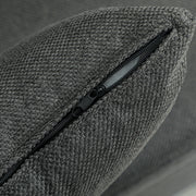 Two Seater Sofa Bed With Three Reclining Positions For Lounge Or Guest Room Charcoal Grey AOSOM