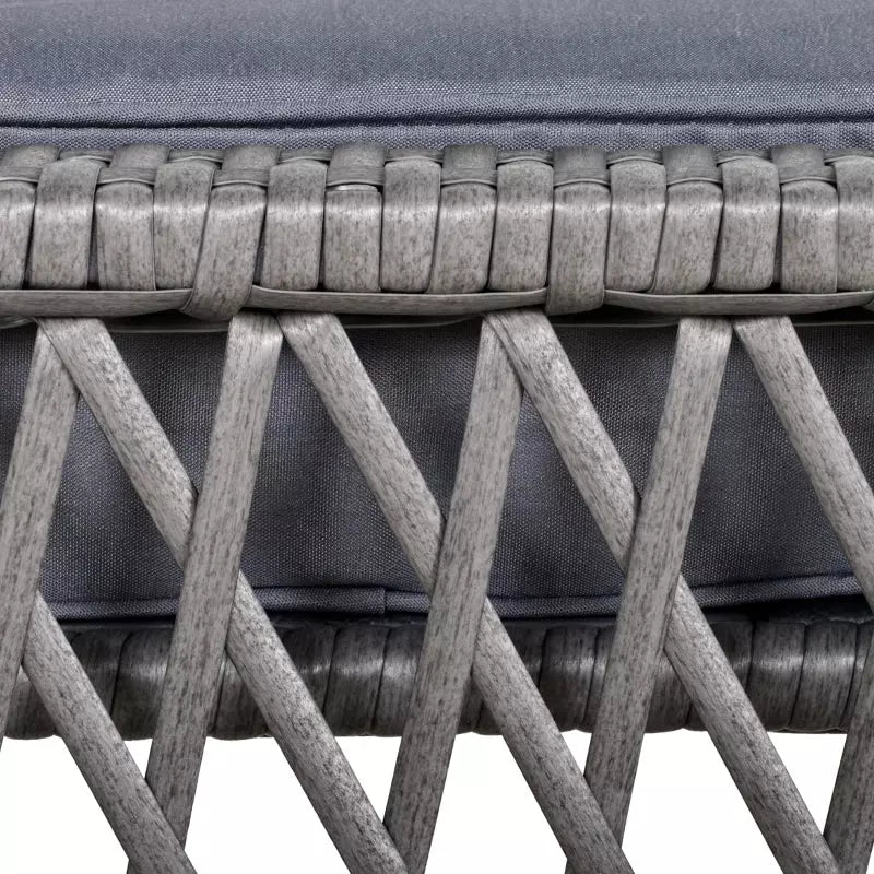 Rattan Bistro Set - Grey Outsunny