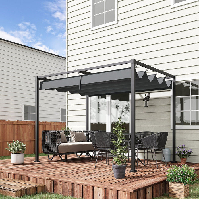 3x2 Pergola with Retractable Roof