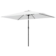 3x2m Garden Parasol with Adjustable Tilt for Easy Sun Protection on Patios and Lawns Outsunny