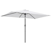 3x2m Garden Parasol with Adjustable Tilt for Easy Sun Protection on Patios and Lawns Outsunny