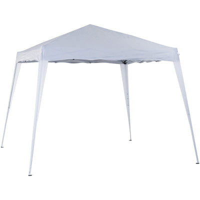 3x3m White Gazebo, Pop Up Frame, UV & Water Resistant Outsunny