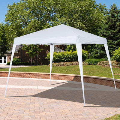 3x3m White Gazebo, Pop Up Frame, UV & Water Resistant Outsunny