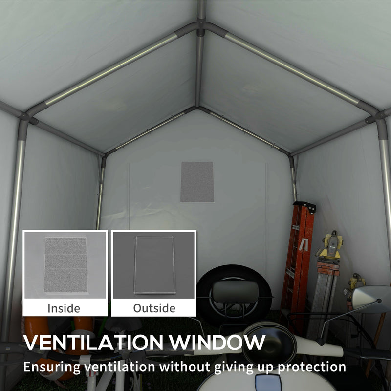 Interior view of the ventilation window, shown from inside and from outside