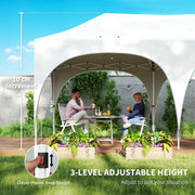3x6m Pop Up Gazebo for Garden Parties And Events with Removable Sidewalls and UPF30+ Sun Protection Outsunny