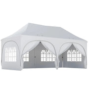 3x6m Pop Up Gazebo for Garden Parties And Events with Removable Sidewalls and UPF30+ Sun Protection Outsunny