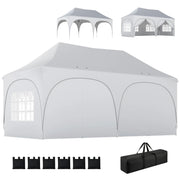 3x6m Pop Up Gazebo for Garden Parties And Events with Removable Sidewalls and UPF30+ Sun Protection Outsunny