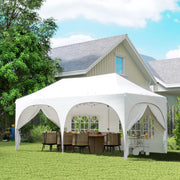 3x6m Pop Up Gazebo for Garden Parties And Events with Removable Sidewalls and UPF30+ Sun Protection Outsunny